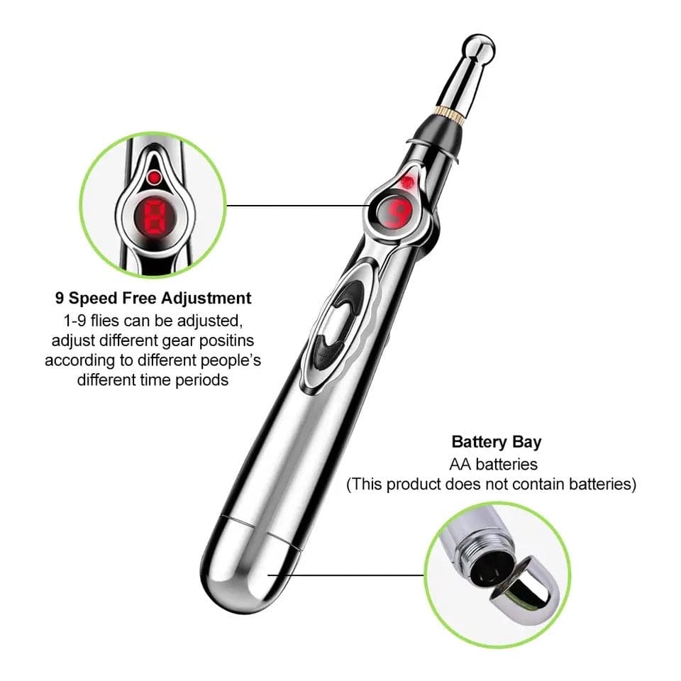 Smart Massager Pen, Acupuncture Pulse Meridian Massage Pen, Trigger Point Massager, Pain Relief Therapy Back Neck Face Beauty Roller, 3 Heads Meridian Pen, Electro Acupuncture Muscle Device Smart Massager Pen, Acupuncture Pulse Meridian Massage Pen, Trigger Point Massager, Pain Relief Therapy Back Neck Face Beauty Roller, 3 Heads Meridian Pen, Electro Acupuncture Muscle Device